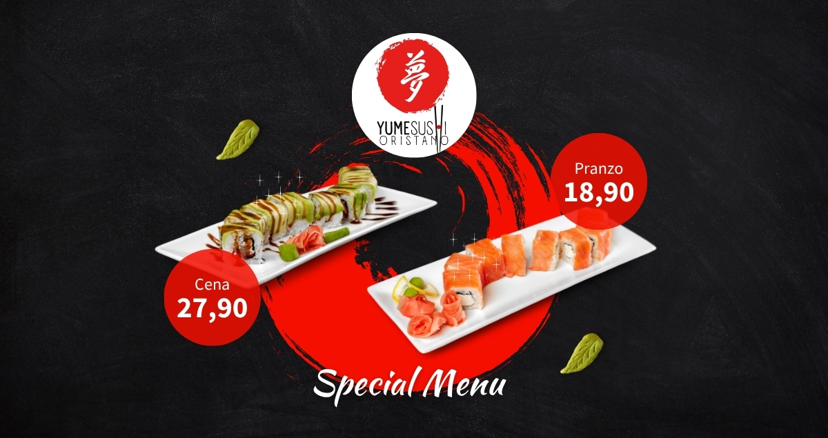 Nuovo menu All You Can Eat Oristano Yume Sush