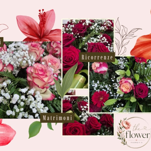 Addobbi floreali per ricorrenze a Terralba con The Flower